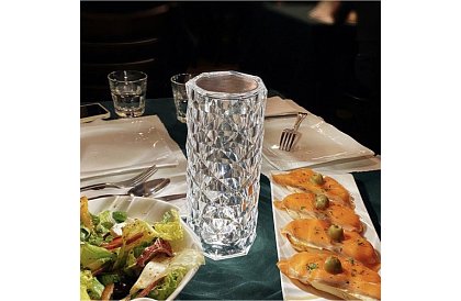 LED dotyková RGB stolní lampa – Diamond Crystal Lamp