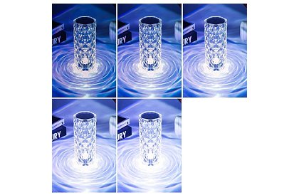 LED dotyková RGB stolní lampa – Diamond Crystal Lamp