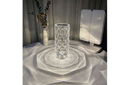 LED dotyková RGB stolní lampa – Diamond Crystal Lamp