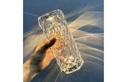 LED dotyková RGB stolní lampa – Diamond Crystal Lamp