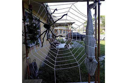 Umělý pavouk obří - dekorace 90 cm