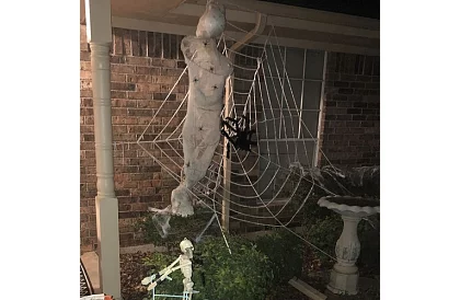 Umělý pavouk obří - dekorace 90 cm