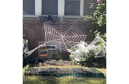 Umělý pavouk obří - dekorace 90 cm