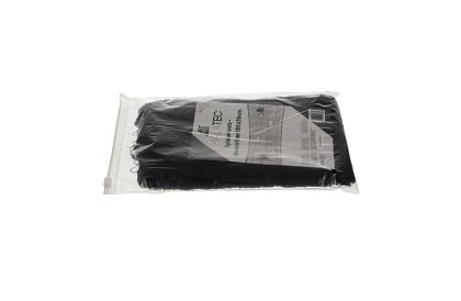 Velká umělá pavučina na Halloween – 198x76 cm - černá