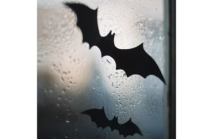 Sada 3 umělých netopýrů na Halloween – 47, 37 a 31 cm