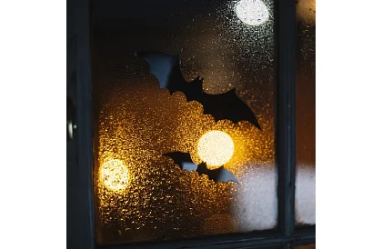 Sada 3 umělých netopýrů na Halloween – 47, 37 a 31 cm