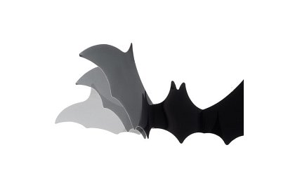 Sada 3 umělých netopýrů na Halloween – 47, 37 a 31 cm