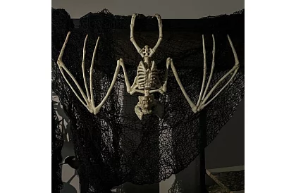 Kostra netopýra 30 cm - halloweenská dekorace