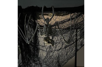 Kostra netopýra 30 cm - halloweenská dekorace