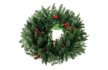 Dekorativní vánoční věnec - 60cm