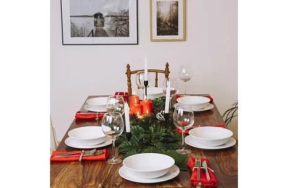 Dekorativní vánoční věnec - 60cm