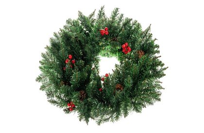 Dekorativní vánoční věnec - 60cm
