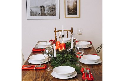 Dekorativní vánoční věnec - 60cm