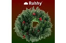 Dekorativní vánoční věnec - 60cm