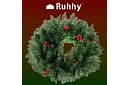 Dekorativní vánoční věnec - 60cm