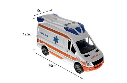 Sanitní vůz – ambulance se zvukovou a světelnou signalizací