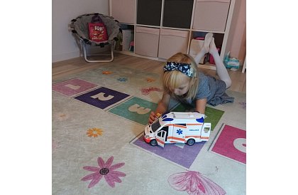 Sanitní vůz – ambulance se zvukovou a světelnou signalizací