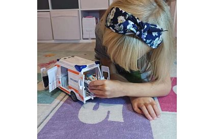 Sanitní vůz – ambulance se zvukovou a světelnou signalizací