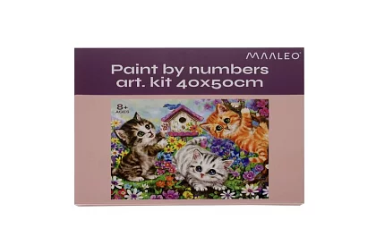 Malování podle čísel - kočky - 40x50 cm