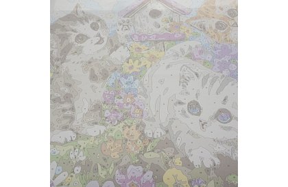 Malování podle čísel - kočky - 40x50 cm