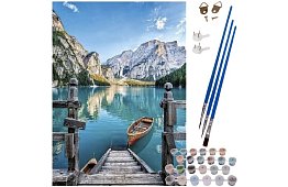 Malování podle čísel - horská krajina - 40x50 cm