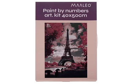 Malování podle čísel - Eiffelova věž - 40x50 cm