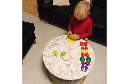 Krájecí sada - ovoce na krájení v košíku