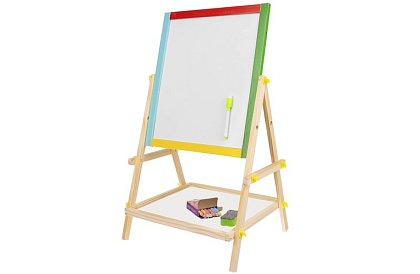 Oboustranná dřevěná tabule pro děti