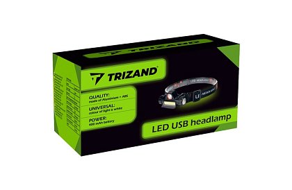 LED čelovka COB LED a CREE LED – 4v1