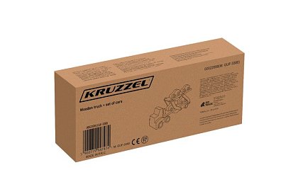 Dřevěný kamion na převoz aut s autíčky