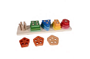 Dřevěný třidič tvarů - skládačka