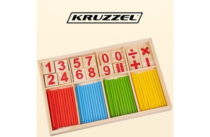 Dřevěné naučné matematické počítadlo