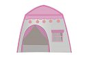 Dětský stan – domeček s osvětlením
