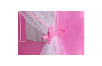 Dětský růžový stan – palác 135 x 135 x 140 cm