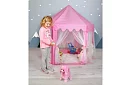 Dětský růžový stan – palác 135 x 135 x 140 cm