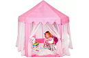Dětský růžový stan – palác 135 x 135 x 140 cm