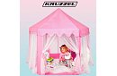 Dětský růžový stan – palác 135 x 135 x 140 cm