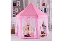 Dětský růžový stan – palác 135 x 135 x 140 cm