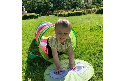 Dětský prolézací tunel – Housenka