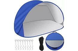 Velký samorozkládací plážový stan – 220 × 120 × 100 cm