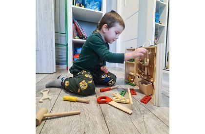 Dřevěné nářadí – dětská sada