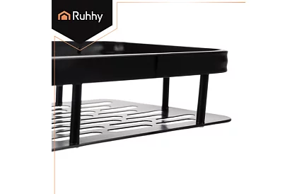 Hliníková koupelnová polička - 2 ks