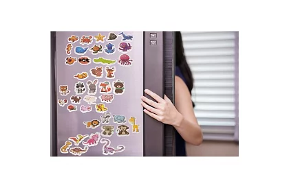 Sada 40 magnetů se zvířátky v boxu