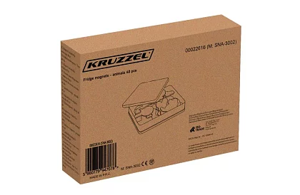 Sada 40 magnetů se zvířátky v boxu