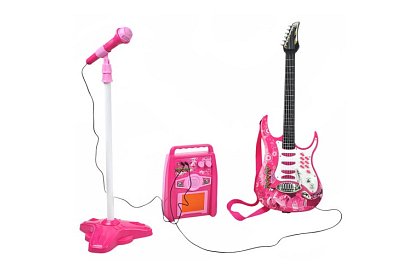 Hudební sada - Kytara + zesilovač + mikrofon