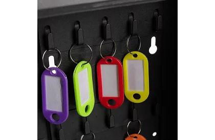 Bezpečnostní skříňka na klíče - organizér 48 háčků