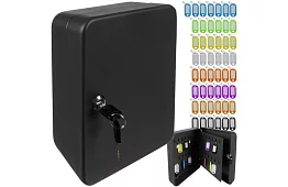 Bezpečnostní skříňka na klíče - organizér 48 háčků