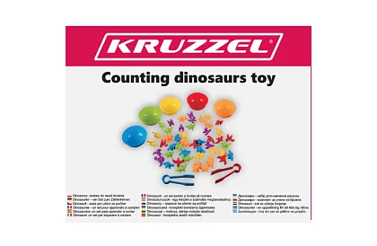 Sada dinosaurů pro učení barev a počítání