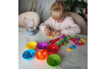 Sada dinosaurů pro učení barev a počítání