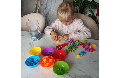 Sada dinosaurů pro učení barev a počítání